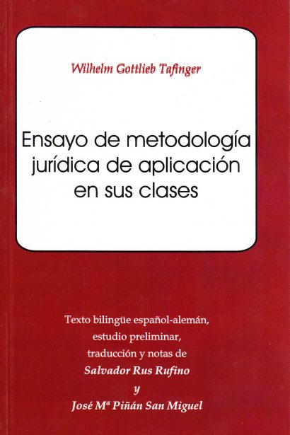 Ensayo de metodología jurídica de aplicación en sus clases.