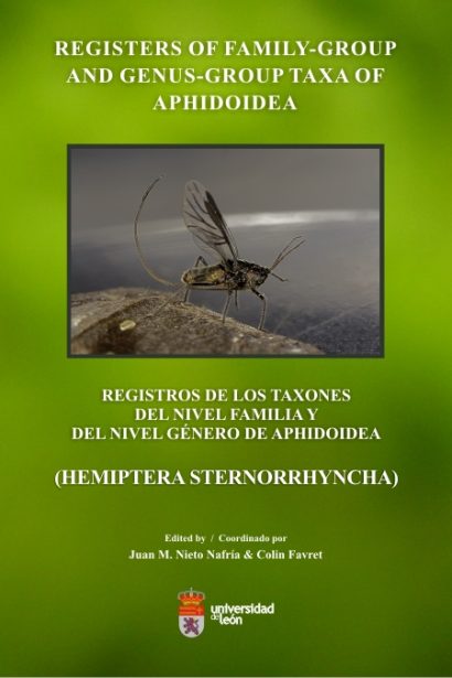 Registros de los taxones del nivel familia y del nivel género de Aphidoidea (Hemiptera Sternorrhyncha)