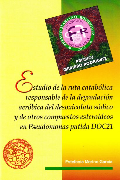 Estudio de la ruta catabólica responsable de la degradación aeróbica del desoxicolato sódico y de otros compuestos esteroideos en "Pseudomonas putida" DOC21