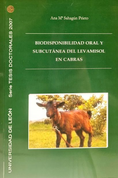 Biodisponibilidad oral y subcutánea del levamisol en cabras